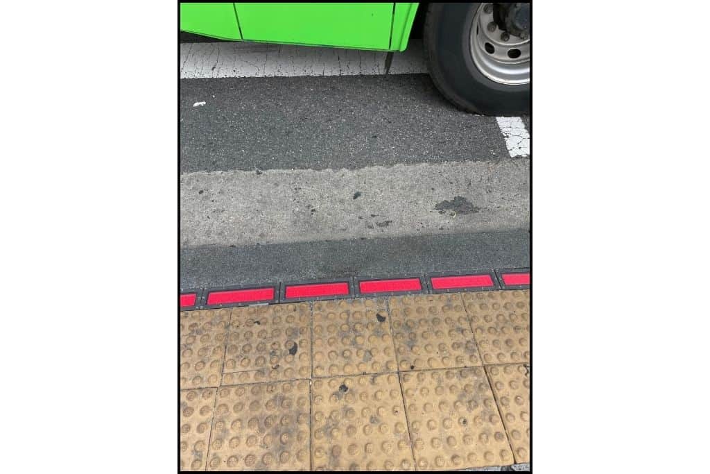 The street level red light at a crosswalk for pedestrians in Seoul 