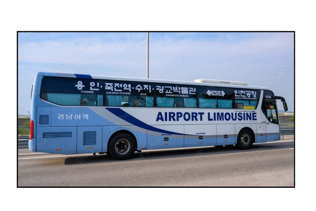 Airport limousine bus from Incheon airport to Seoul